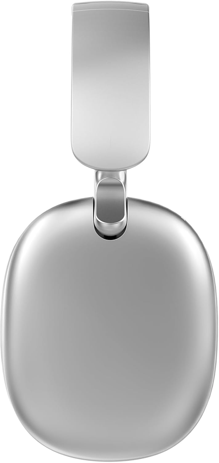 Casque Audio C6 À Réduction Active Du Bruit, Casque Bluetooth Supra-Auriculaire Sans Fil, Design Pliable Léger, Oreillettes Confortables Avec Basses Profondes, Avec Micro Argent