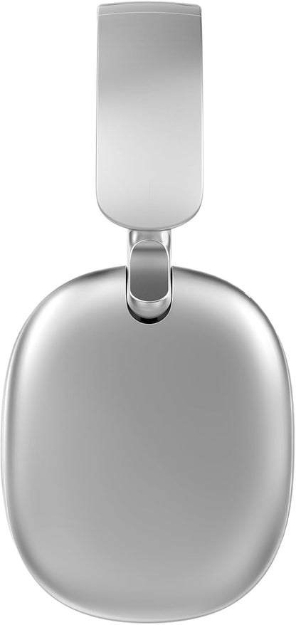 Casque Audio C6 À Réduction Active Du Bruit, Casque Bluetooth Supra-Auriculaire Sans Fil, Design Pliable Léger, Oreillettes Confortables Avec Basses Profondes, Avec Micro Argent