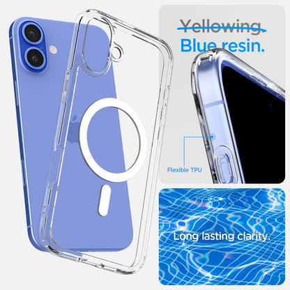 Ultra Hybrid Magfit Coque Pour Iphone 16 - Blanc